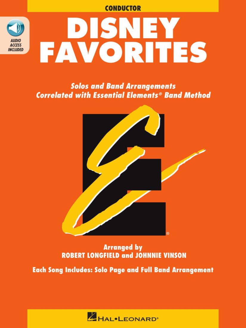 Essential Elements Disney Favorites - Longfield/Vinson - Conductor Edition - Book/Audio Online