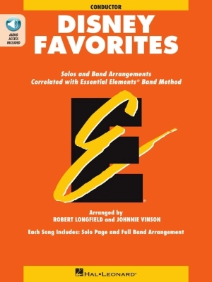 Essential Elements Disney Favorites - Longfield/Vinson - Conductor Edition - Book/Audio Online