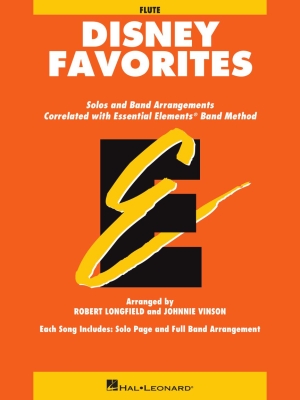 Essential Elements Disney Favorites - Longfield/Vinson - Flute - Book