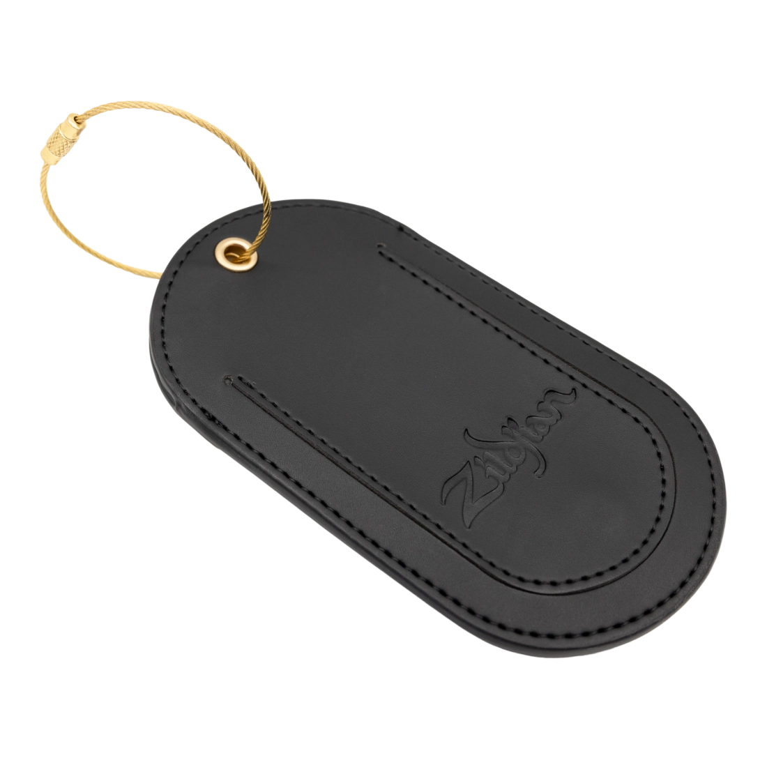 Embossed Luggage Tag - Black