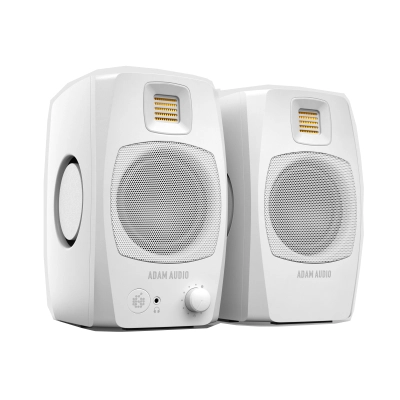 ADAM Audio - D3V Active Desktop Monitor System - White (Pair)