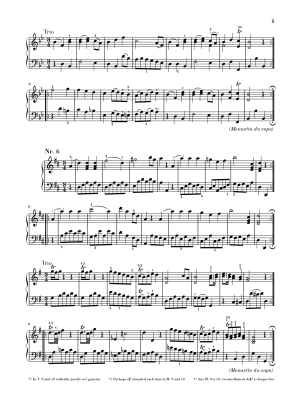 Eight Minuets K. 315a (315g) - Mozart/Scheideler - Piano - Sheet Music