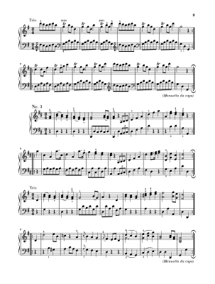 Eight Minuets K. 315a (315g) - Mozart/Scheideler - Piano - Sheet Music