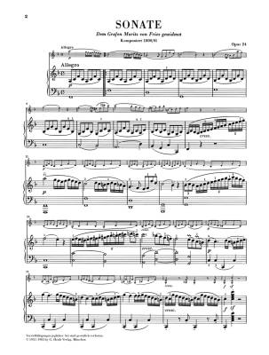 Violin Sonata F major op. 24 (Spring) - Beethoven/Brandenburg - Violin/Piano - Sheet Music