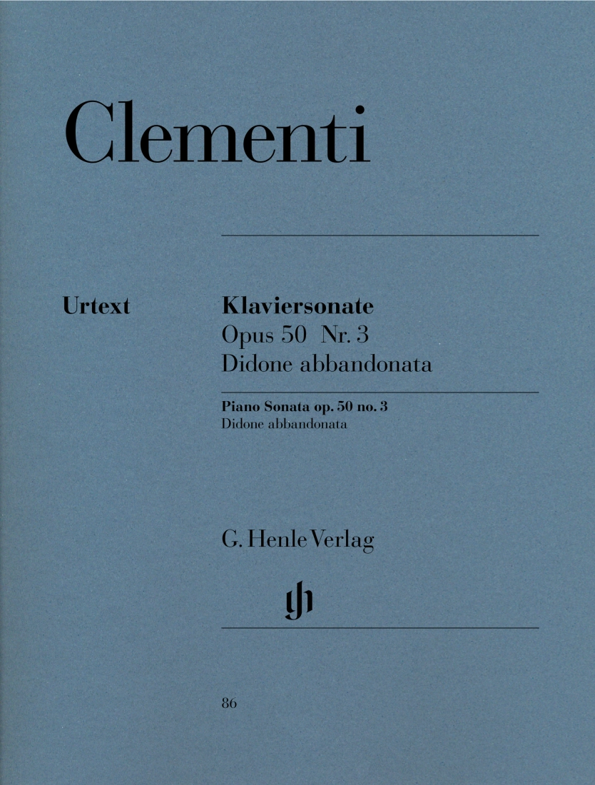 Piano Sonata \'\'Didone Abbandonata\'\', Scena Tragica in G minor Op. 50, No. 3 - Clementi/ Mies - Piano - Sheet Music