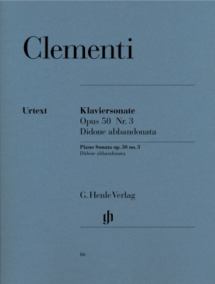 G. Henle Verlag - Piano Sonata Didone Abbandonata, Scena Tragica in G minor Op. 50, No. 3 - Clementi/ Mies - Piano - Sheet Music