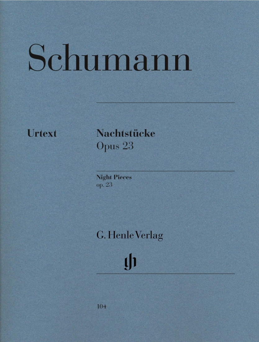 Nachtstucke, Op. 23 (Night Pieces) (Revised Edition)- Schumann/Herttrich - Piano - Book