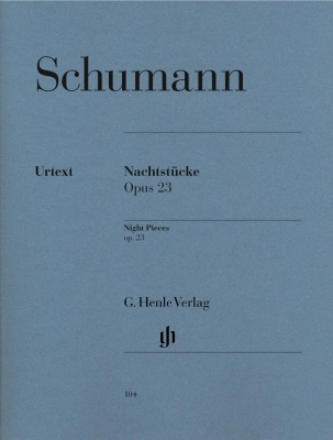 G. Henle Verlag - Nachtstucke, Op. 23 (Night Pieces) (Revised Edition)- Schumann/Herttrich - Piano - Book