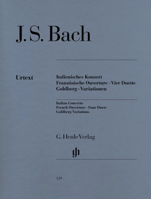 G. Henle Verlag - Italian Concerto, French Overture, Four Duets, Goldberg Variations - Bach/Steglich - Piano - Book