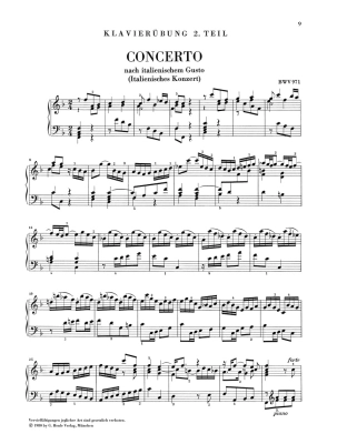 Italian Concerto, French Overture, Four Duets, Goldberg Variations - Bach/Steglich - Piano - Book