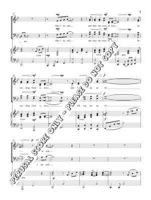 May I Be Still - Tate - SATB