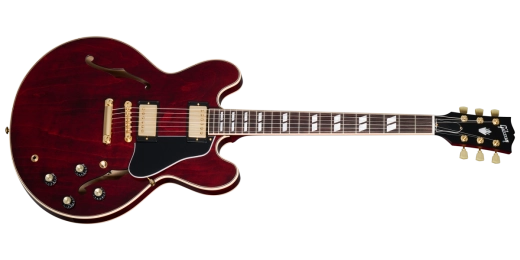 Gibson - ES-345 Electric Guitar with Gold Hardware - Wine Red