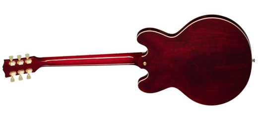 ES-345 Electric Guitar with Gold Hardware - Wine Red