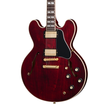 ES-345 Electric Guitar with Gold Hardware - Wine Red