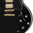 ES-335 Supreme 3-Pickup Electric Guitar with Hardshell Case - Ebony