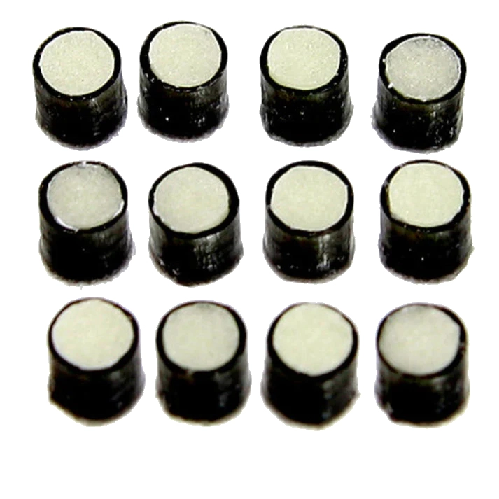 Glow-in-the-dark 2.3mm Side Dots with Black Ring