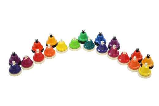 Rhythm Band - Chroma-Notes 20-Note Desk Bell Set