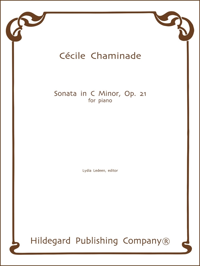 Sonata in C Minor, Op. 21 - Chaminade/Ledeen - Piano - Sheet Music