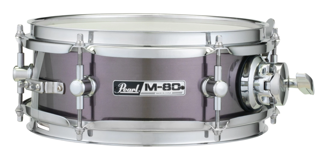 M80 Poplar 4x10\'\' Snare - Brushed Pewter