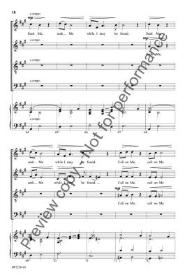 Divine Encounter: I. The Invitation - Courtney - SATB