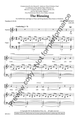 Divine Encounter: III. The Blessing - Courtney - SATB