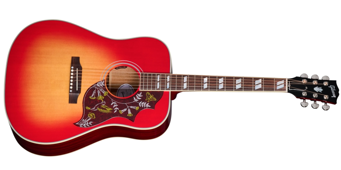 Hummingbird Standard Acoustic/Electric Guitar with Hardshell Case - Vintage Cherry Sunburst