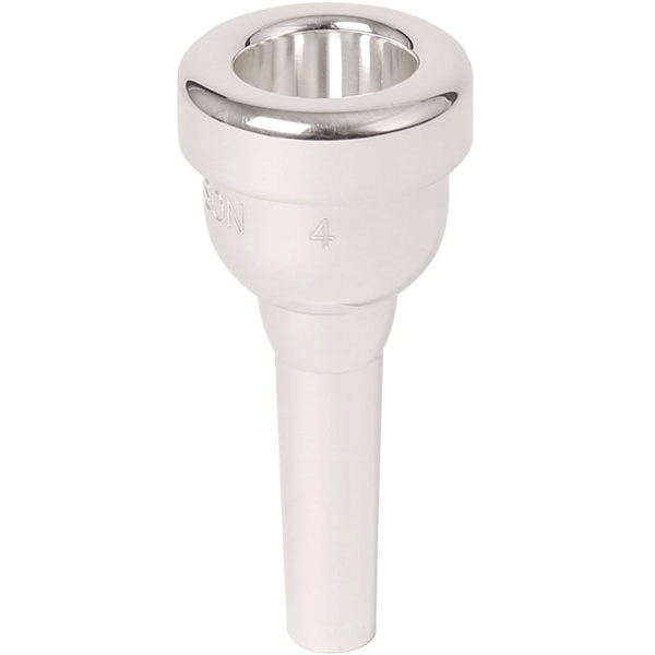 Tenor Horn Mouthpiece - 4, Silver-Plated