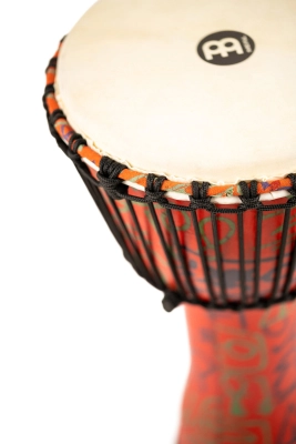 Roped Tuned 10\'\' Synthetic Djembe, Goat Skin Head - Pharaoh\'s Script