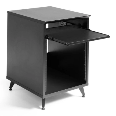 Elite Series Furniture Desk 10U Rack - Black