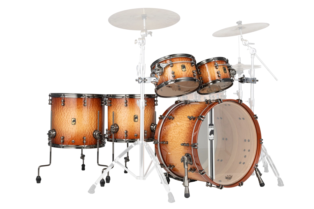 Black Panther Design Lab Versatus 5-Piece Shell Pack (22,10,12,14,16) - Peach Burl Burst