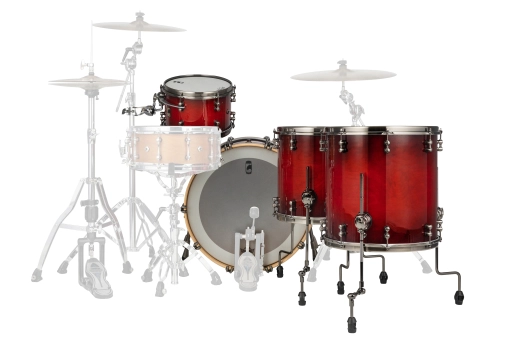 Black Panther Design Lab Cherry Bomb 4-Piece Shell Pack (22,12,14,16) - Rose Burst