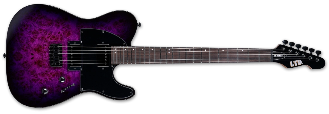 LTD TE-200DX Electric Guitar - Purple Burst