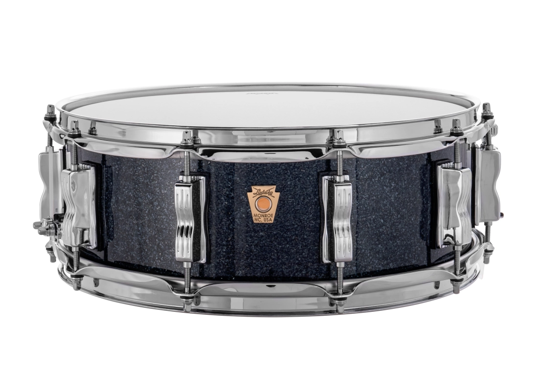 Classic Maple 5x14\'\' Snare Drum - Black Hybrid Sparkle