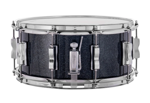 Classic Maple 6.5x14\'\' Snare Drum - Black Hybrid Sparkle