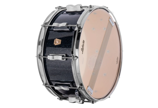 Classic Maple 6.5x14\'\' Snare Drum - Black Hybrid Sparkle