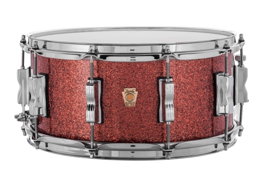 Ludwig Drums - Classic Maple 6.5x14 Snare Drum - Copper Hybrid Sparkle