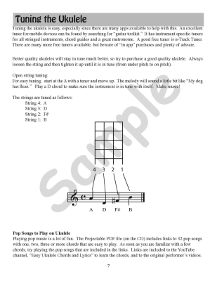 Easy Ukulele Songs in D, Student Book - Gagne - Ukulele - Book/Media Online