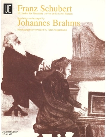 20 Lndler - Schubert/Brahms - Piano Duet (2 Pianos, 4 Hands)