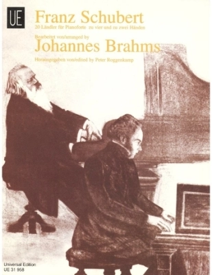 Universal Edition - 20 Lndler - Schubert/Brahms - Piano Duet (2 Pianos, 4 Hands)