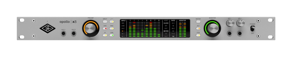 Apollo x8 Gen 2 Thunderbolt Audio Interface - Essentials+ Edition
