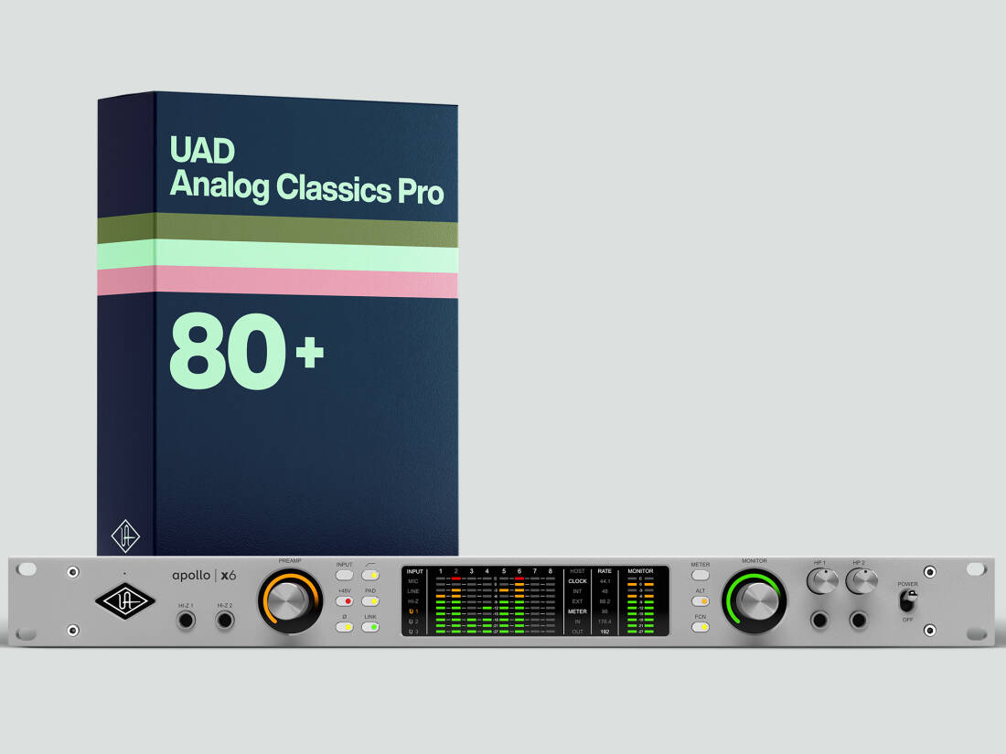 Apollo x6 | Gen 2  Thunderbolt Audio Interface - UAD Analog Classics Pro