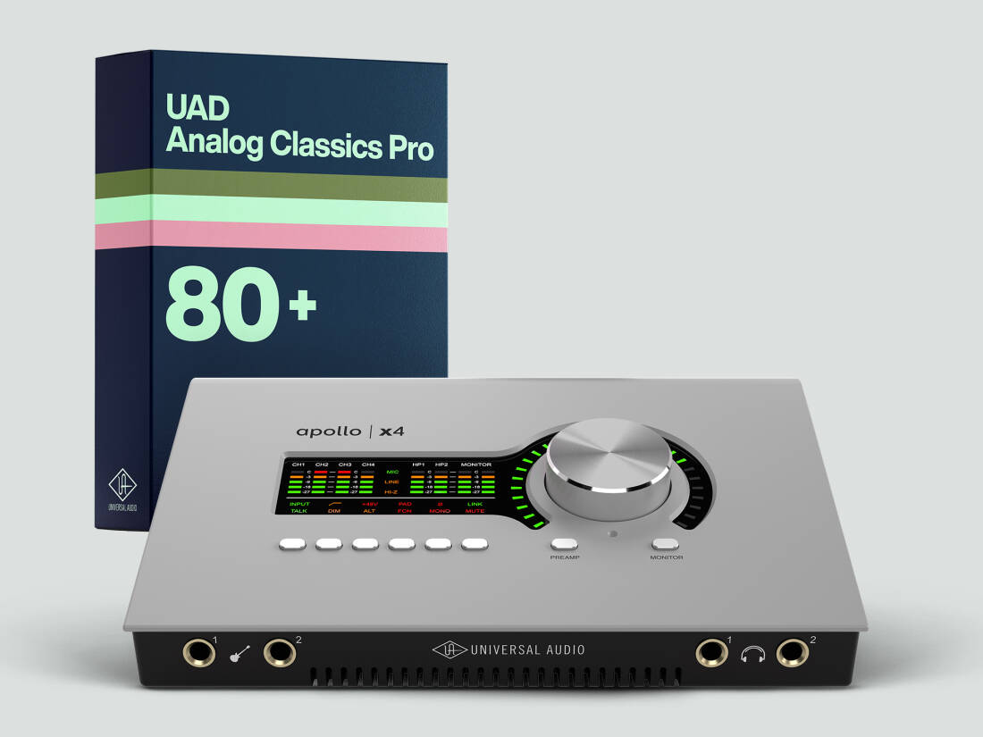 Apollo x4 | Gen 2  Thunderbolt Audio Interface - UAD Analog Classics Pro