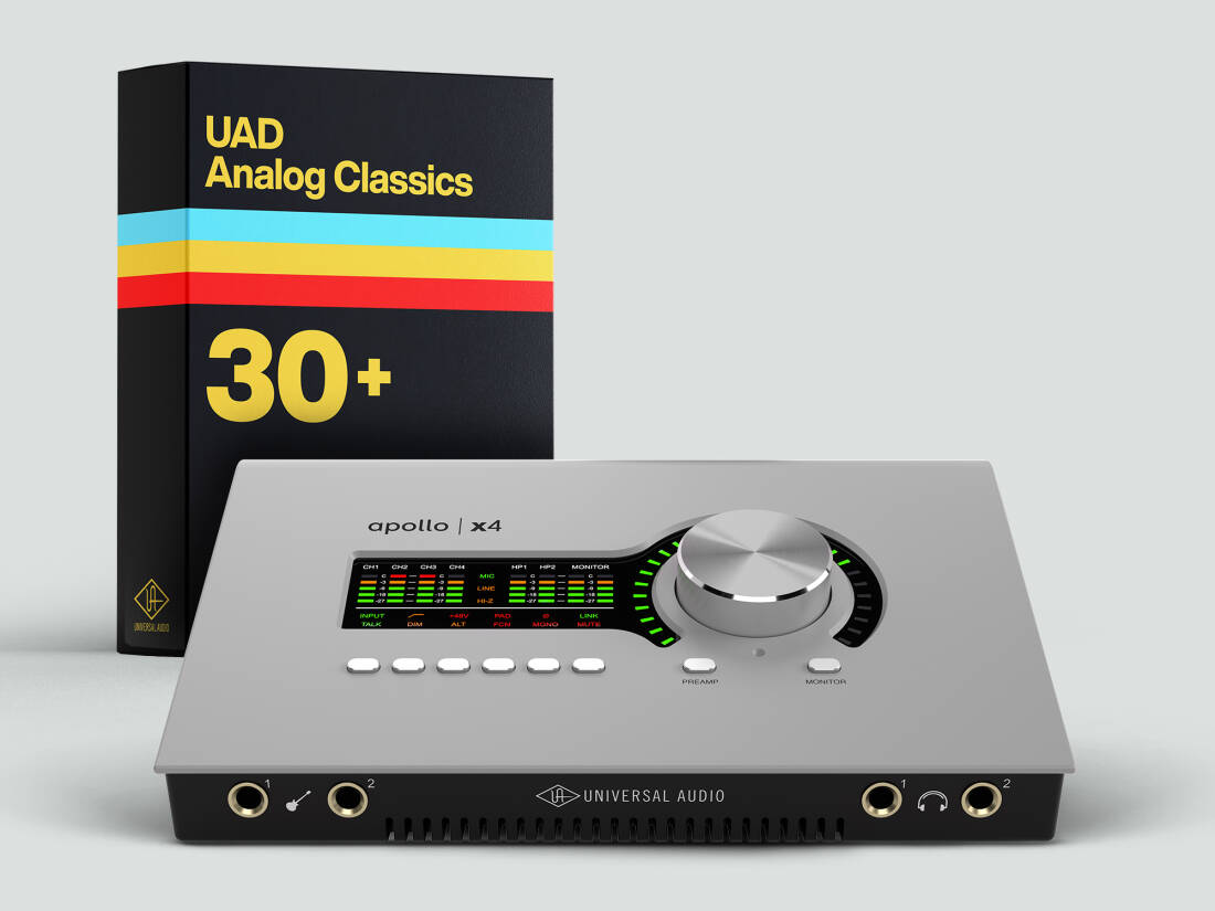 Apollo x4 | Gen 2  Thunderbolt Audio Interface - UAD Analog Classics