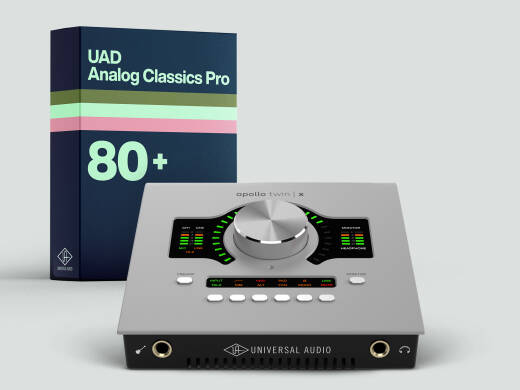 Universal Audio Apollo Twin X QUAD | Gen 2 - UAD Analog Classics