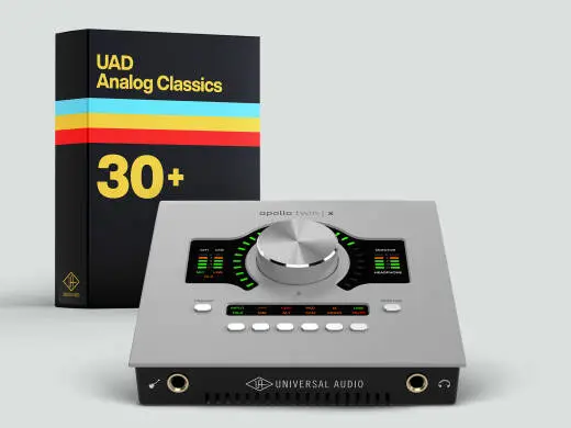 Universal Audio - Apollo Twin X DUO | Gen 2  Thunderbolt Audio Interface  - UAD Analog Classics