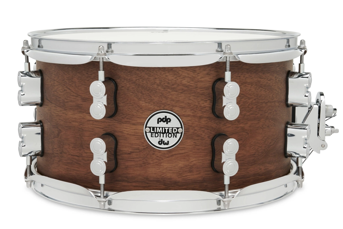 20-Ply Limited Edition Maple/Walnut 7x13\'\' Snare Drum - Natural Walnut