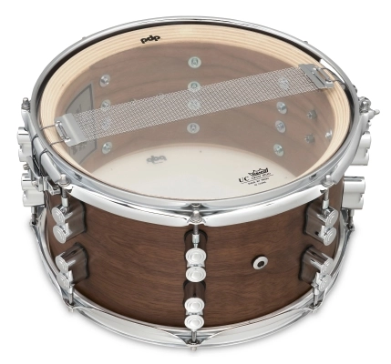 20-Ply Limited Edition Maple/Walnut 7x13\'\' Snare Drum - Natural Walnut