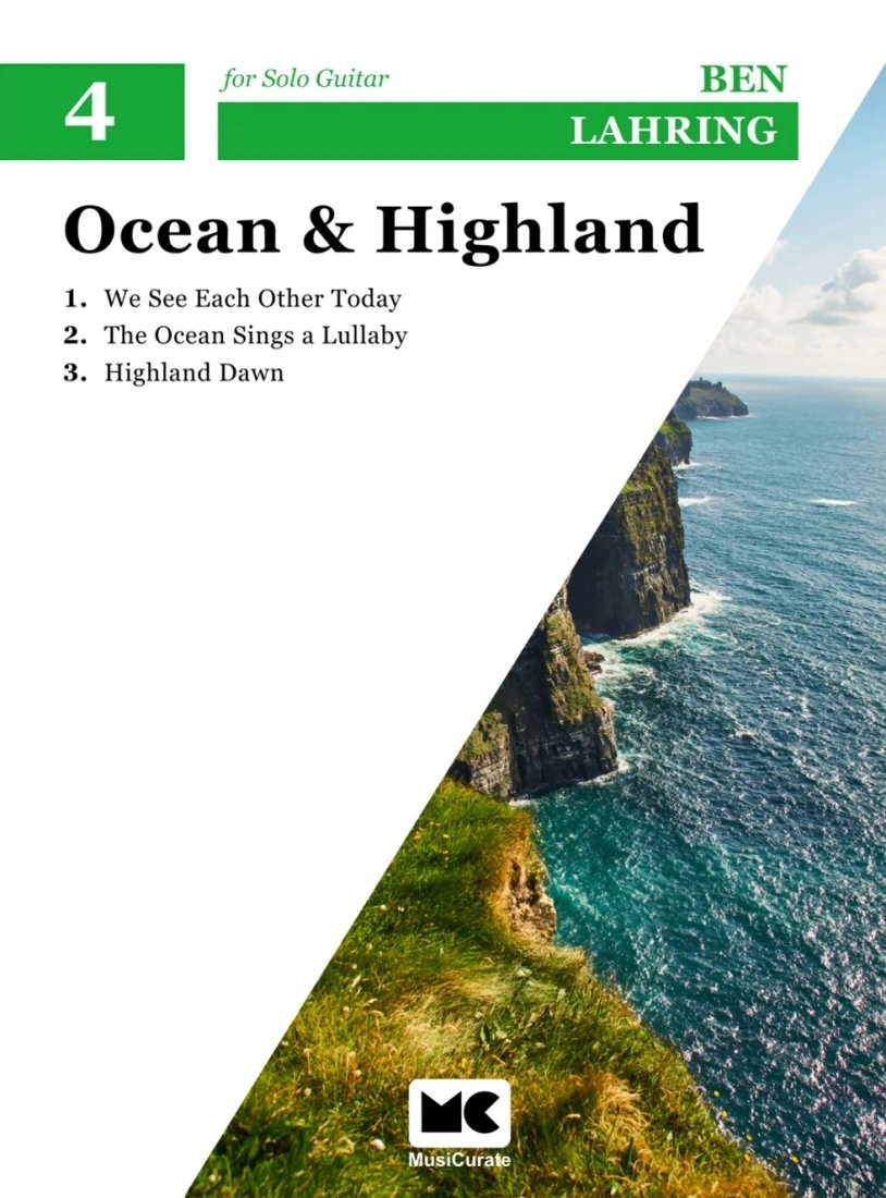 Ocean & Highland - Lahring - Classical Guitar - Book