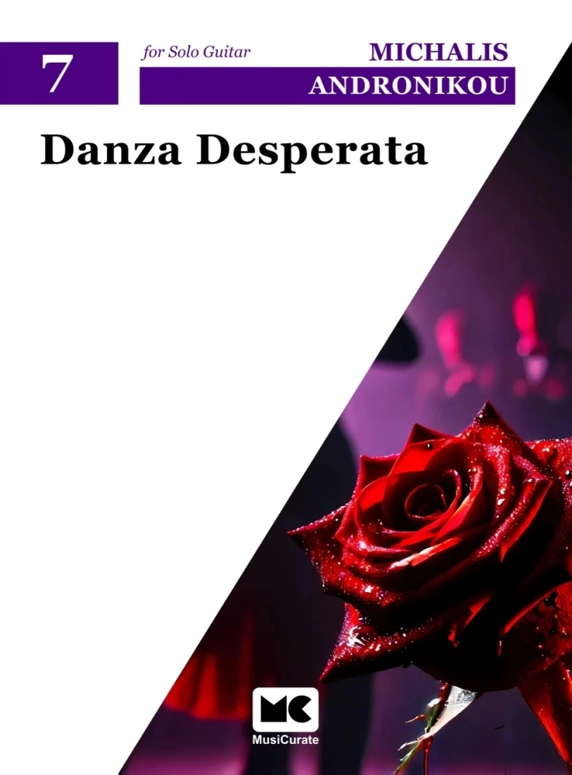 Danza Desperata - Andronikou -Classical Guitar - Book