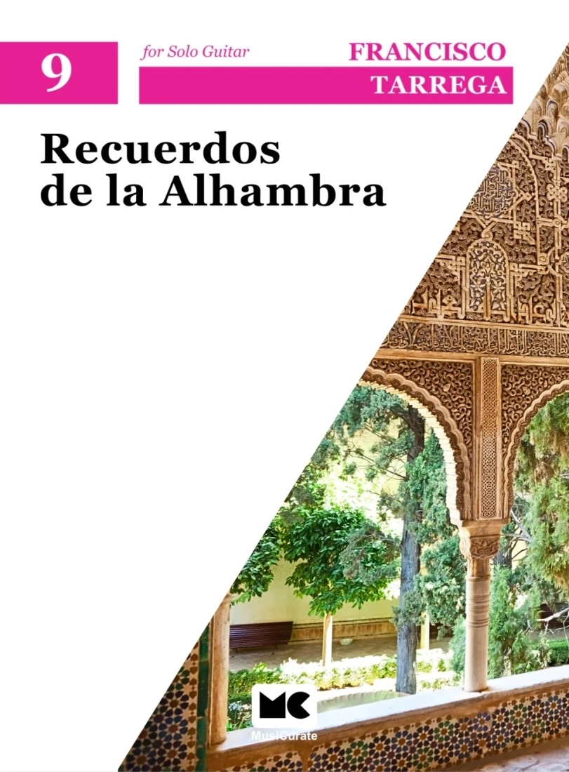 Recuerdos de la Alhambra - Tarrega - Classical Guitar - Book